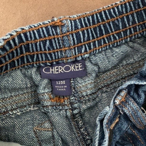 CHEROKEE CARPENTER JEANS —Size‎ 12 months LOT OF 2 - Picture 5 of 7